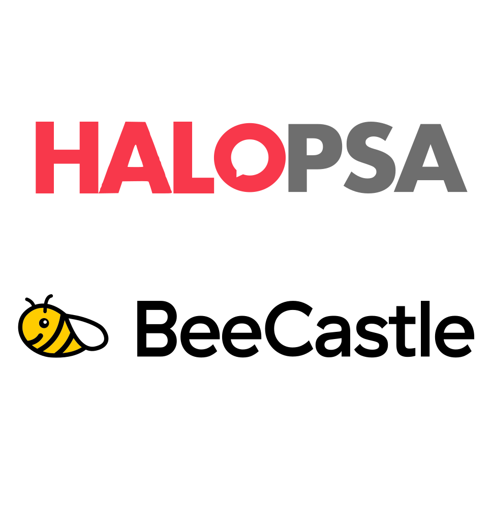 HaloPSA and BeeCastle logos