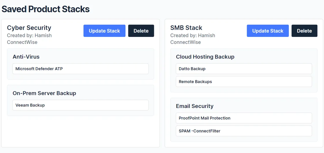 product-stacks