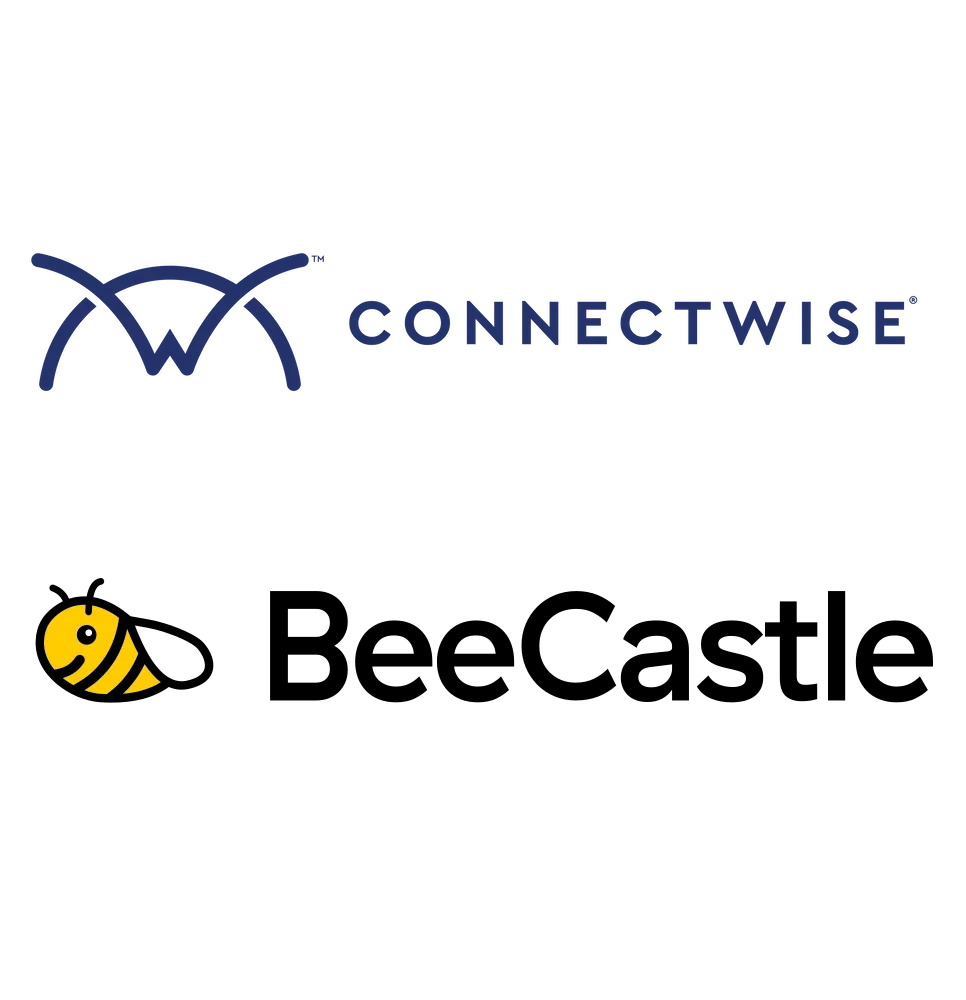 ConnectWise Manage and BeeCastle logos