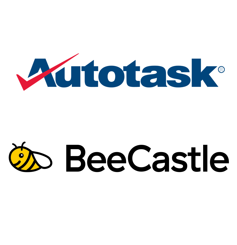 Datto Autotask and BeeCastle logos